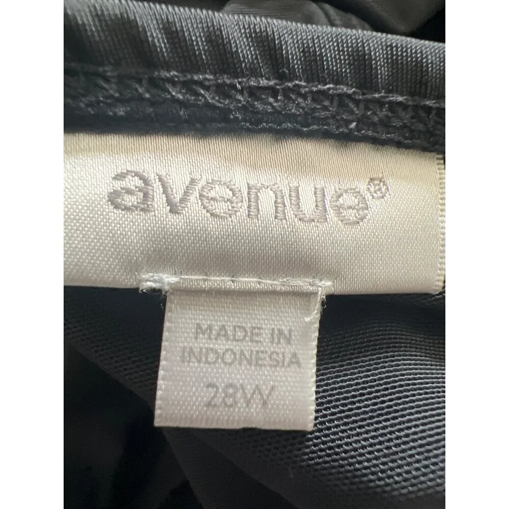 Avenue Black Lace Plus Size Swim Top 28W Tankini Wide Straps‎ Molded Cups